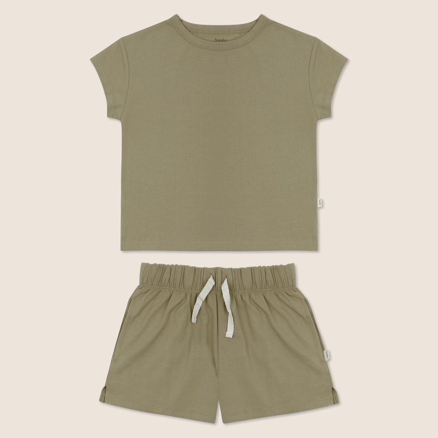 summer loungewear set · artichoke