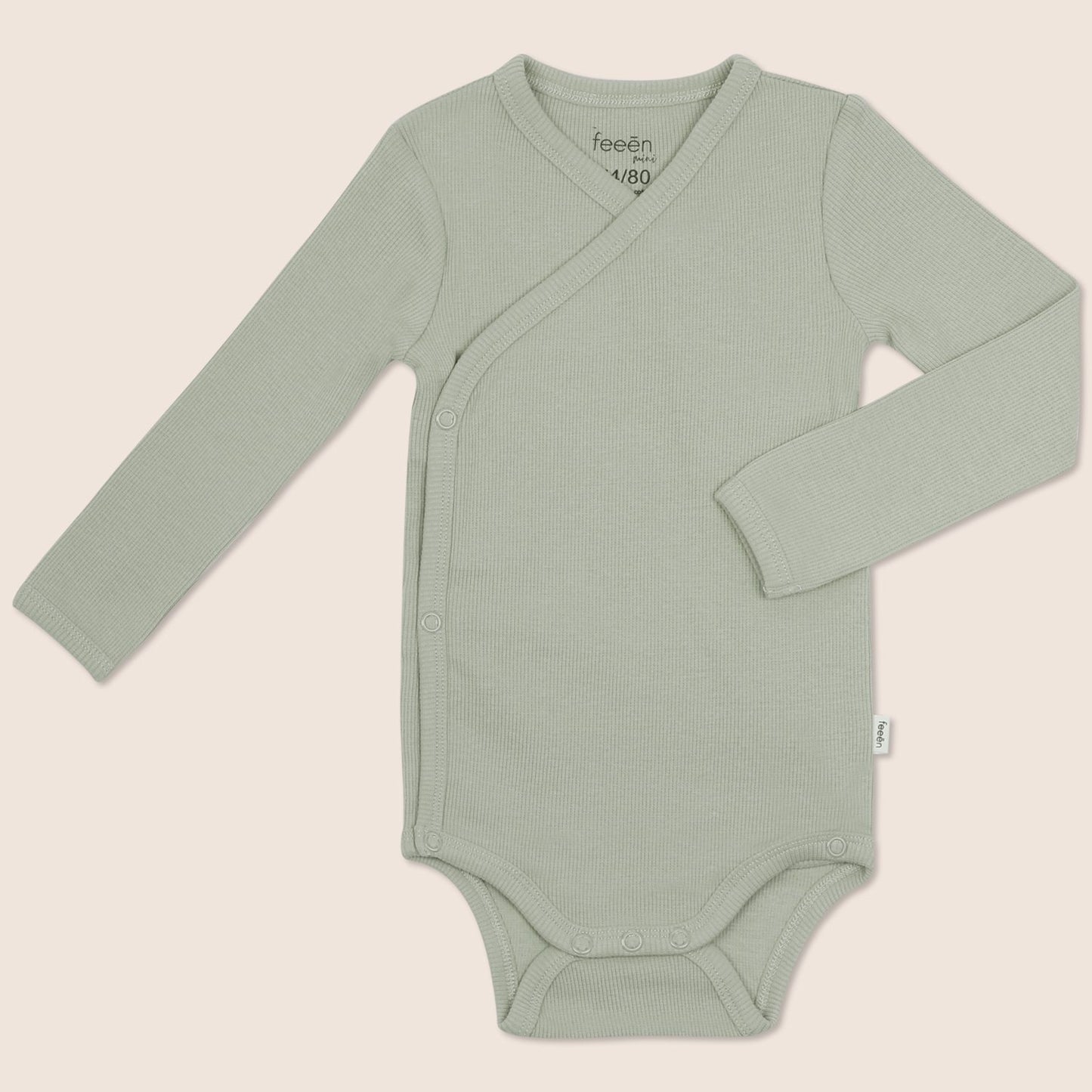 longsleeve kimono bodysuit · cardamom